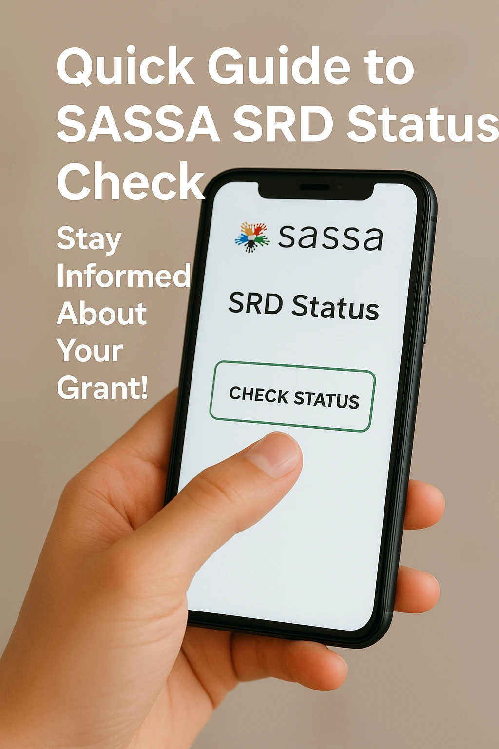 SASSA SRD Status Check